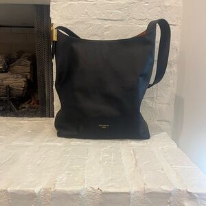Faux Black LV Low Key Shoulder Bag